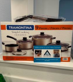 Box of new cookware