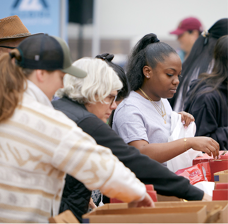 A photograph of volunteers at Spring Harvest 2023